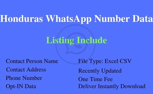 洪都拉斯 WhatsApp 号码列表