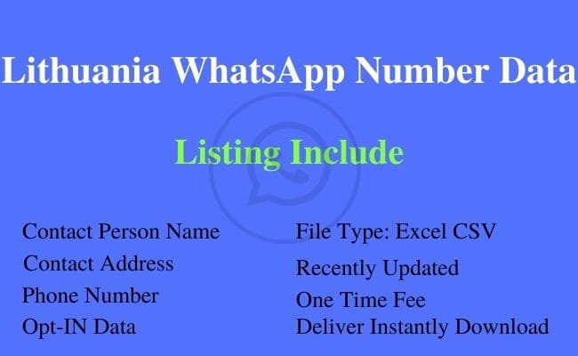 立陶宛 WhatsApp 号码列表